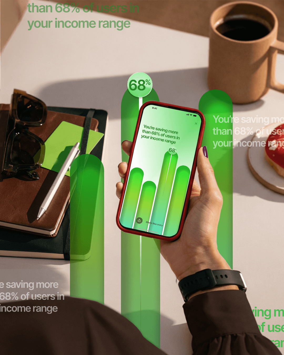 Saving more than 68% of users in your income range