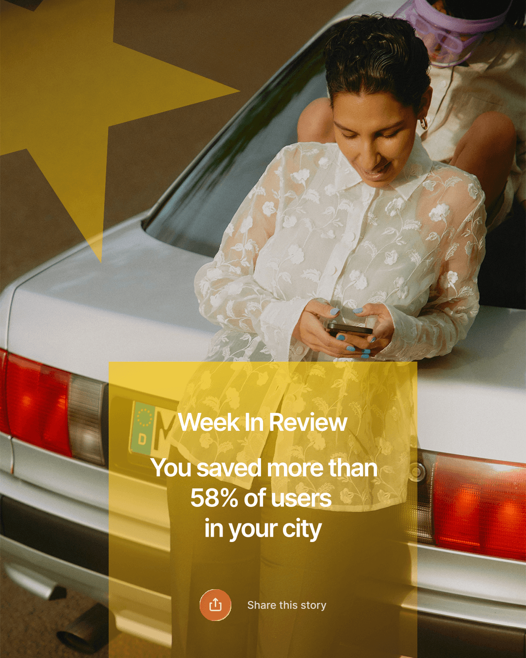 Week in review — you saved more than 58% of users in your city